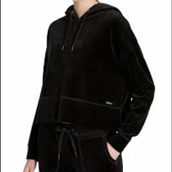Calvin Klein Tops - Calvin Klein : Performance Soft Crop Hoodie - M